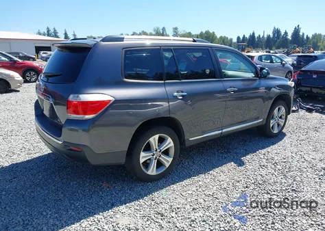 2012 Toyota Highlander Limited V6 from USA, damaged, VIN 5TDYK3EH0CS076686